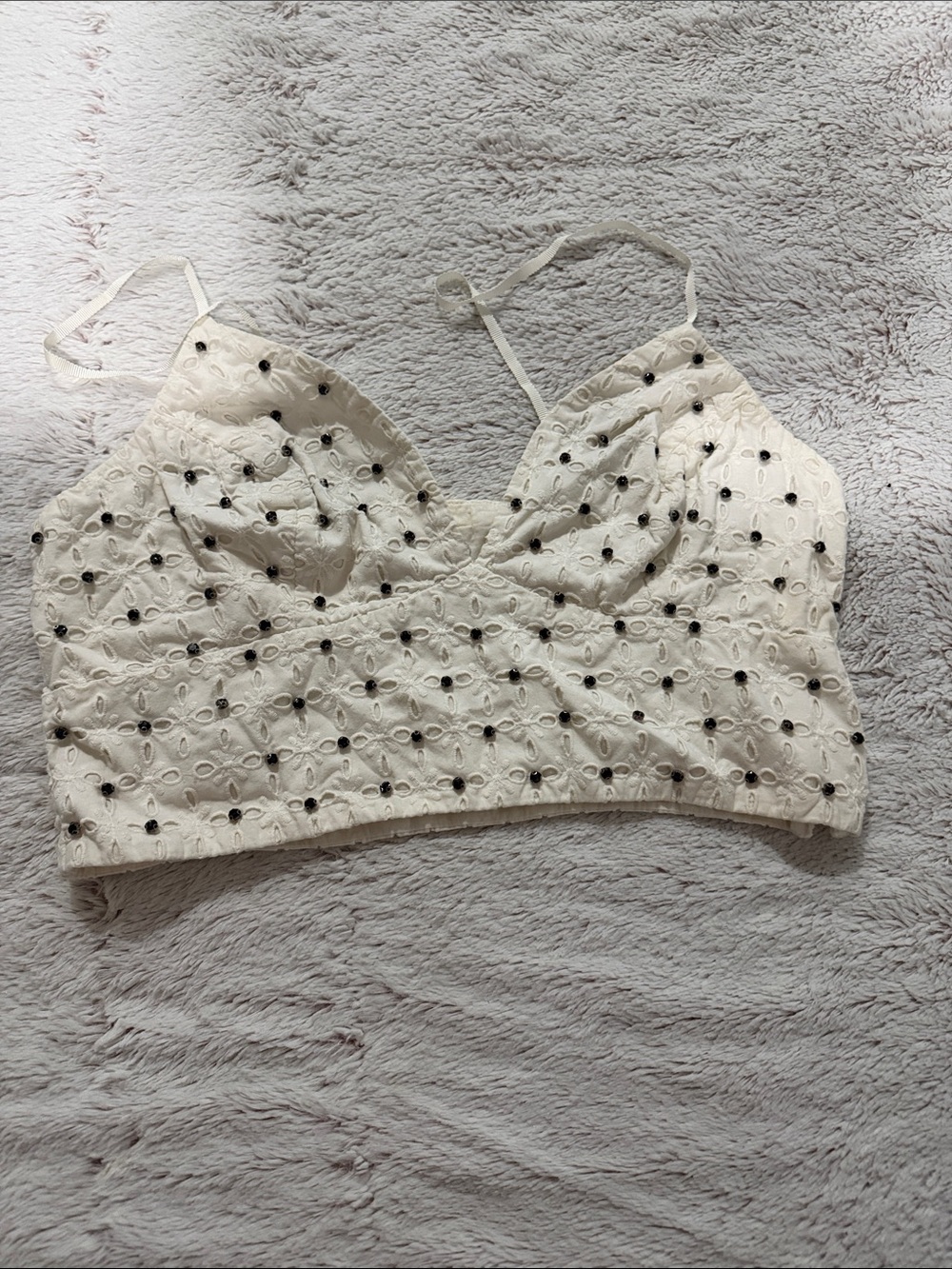 Express White Eyelet Lace Camisole